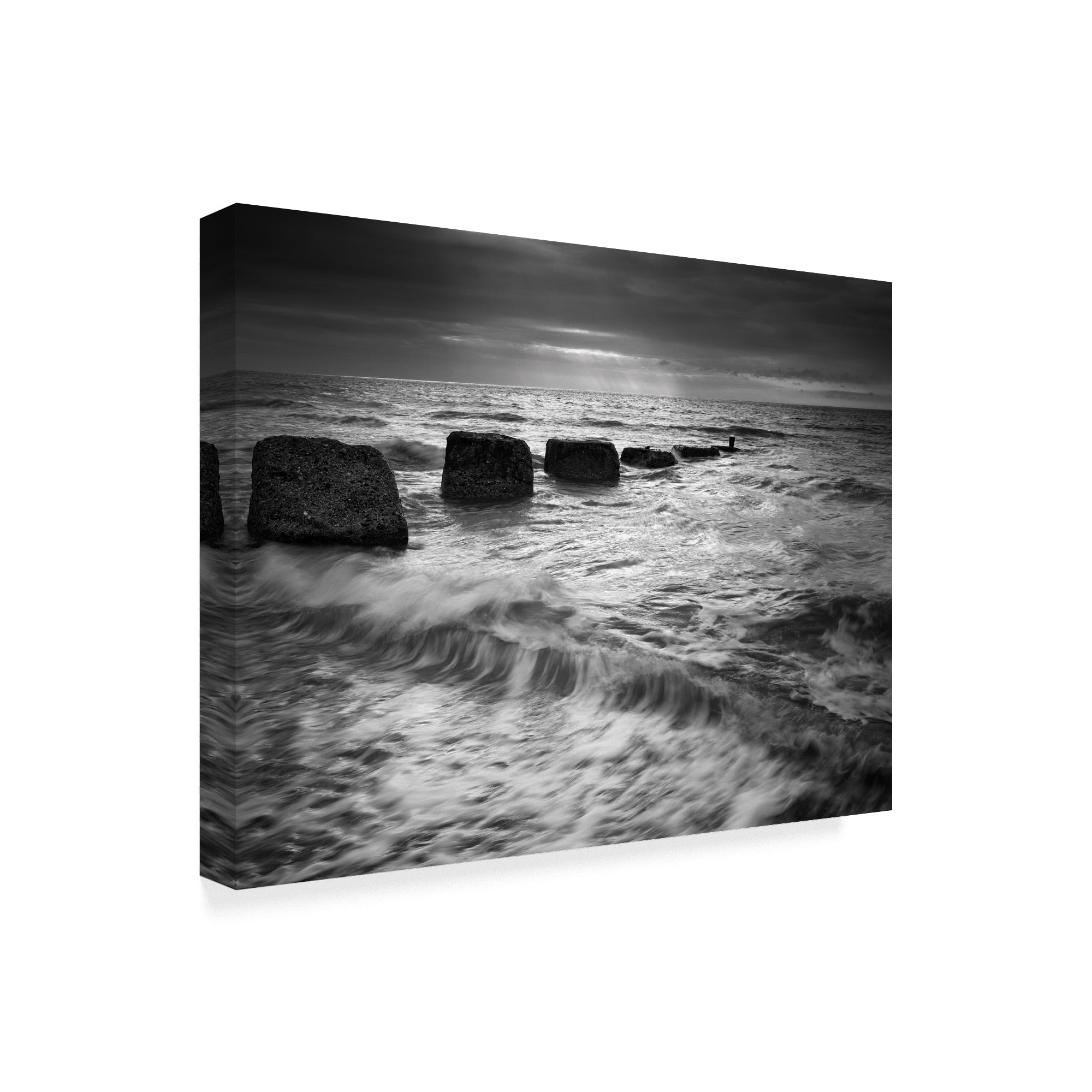 Trademark Fine Art 'Light on the Ocean' Canvas Art by Martin Henson