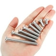 thumbnail image 5 of Uxcell Round Head Phillips Screws, 8 Pack M8-1.25 x 10mm 304 Stainless Steel 18-8 Full Thread, 5 of 7