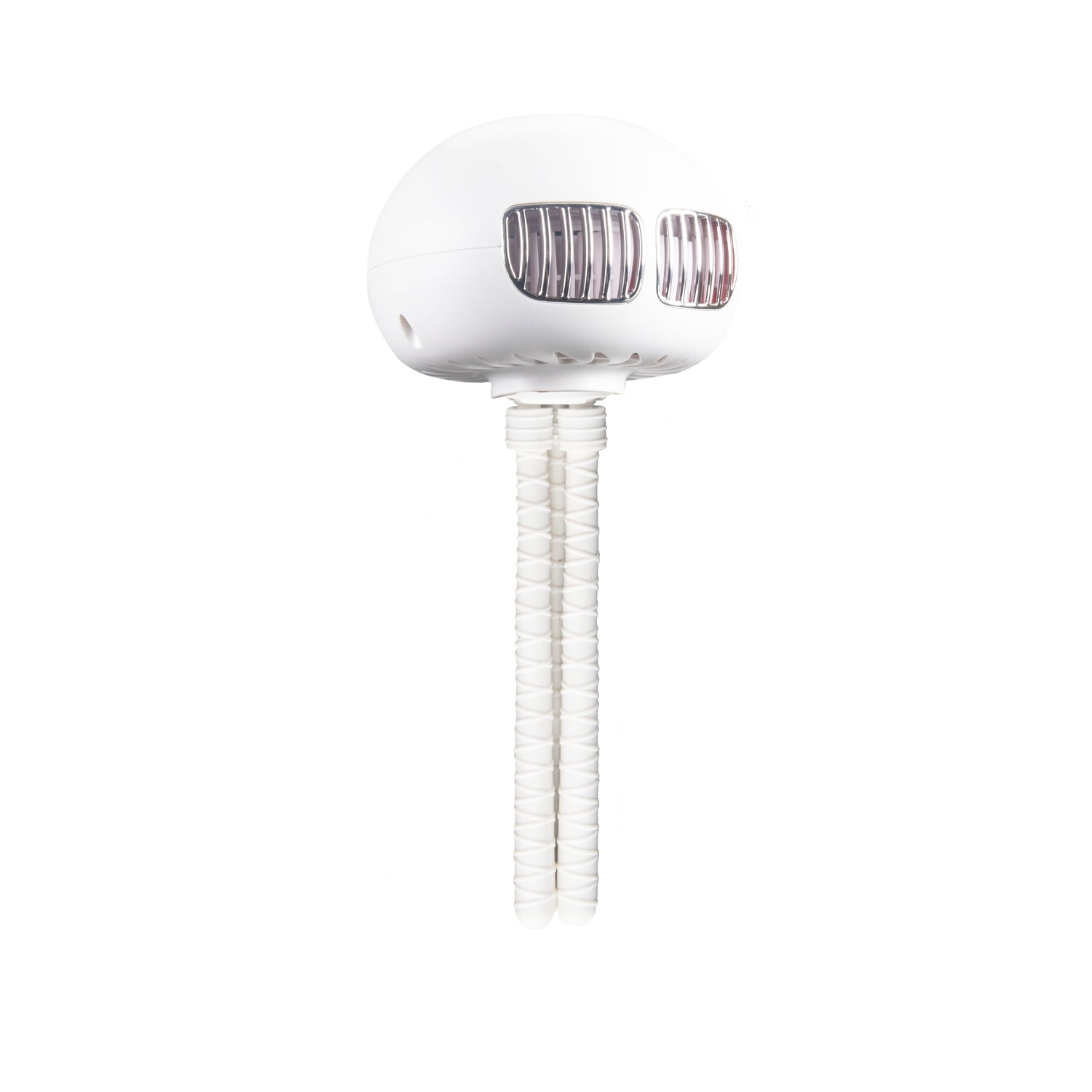 Auto Drive Alien Shape Shifting Portable Fan, 4 in, White