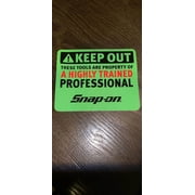 Snap-on Tools Highly Trained Decal