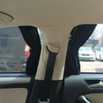 thumbnail image 3 of BUYISI 2Pcs Cars Curtains And Sunshades Cars Privacy Partition Curtains Rear Privacy Insulate Interior Cars Seating Black Parts 2 Car Window, 3 of 5
