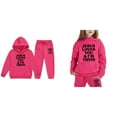 thumbnail image 3 of KidS Girls Jesus Hoodies Long Sleeve Warm Graphic Hoodies Girls Oversize Pullover Jogging Pants 2 Piece Fall Clothes 3-4 Years Old Girl Clothes Cute&nbsp;Boys Girls&nbsp;Clothing, 3 of 5