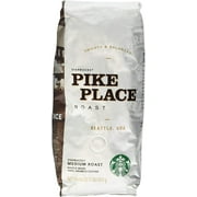 Starbucks Pike Place Whole Bean Coffee 16 oz Bags - Pack of 2