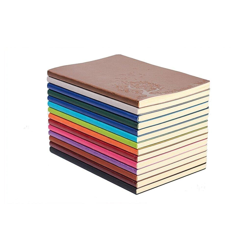 XYTMY A5 PU Leather Colorful Writing Notebook Journal Diary Notebook
