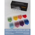 thumbnail image 2 of 8pcs/Set Colorful Electric Hair Cutter Limit Comb Set - Essential Spare Parts For Professional Hair Cutting, 2 of 4