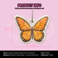 thumbnail image 2 of Yellow Butterfly Car Air Freshener Hanging Pendant, Cute Butterfly Rearview Mirror Decor Perfume, Scented Car Interior Accessory for Car, Living Room, Bedroom, Closet, Home Fragrance Decoration, 2 of 5