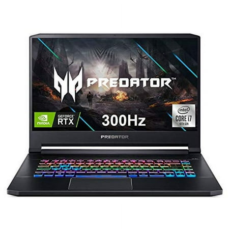 Acer Predator Triton 500 PT515-52-77P9 Gaming Laptop, Intel Core i7-10750H, NVIDIA GeForce RTX 2080 Super, 15.6" FHD NVIDIA G-SYNC Display, 300Hz, 32GB Dual-Channel DDR4, 1TB NVMe SSD, RGB Backlit KB