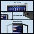 thumbnail image 6 of Simzlife 150 Can Beverage Refrigerator Cooler, 4.5 Cu.Ft Drink Fridge for Soda Wine Beer, Adjustable Temperature Control for Home Office,Silver, 6 of 14