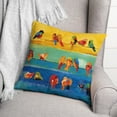 thumbnail image 3 of Creative Products Yellow Birds on Wires 20x20 Indoor / Outdoor Pillow, 3 of 3