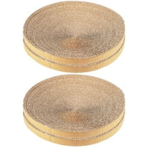MLINS 4 pcs Round Cat Scratcher Cardboard Cat Scratching Pads Replacement Corrugated Cat Scratch Board