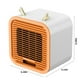 thumbnail image 3 of Acondicionador de cabeza portátil automático con control remoto, mini acondicionador personal USB con 3 velocidades y vibración automática del cabezal para el hogar, la oficina, el dormitorio, ventila, 3 of 7