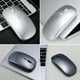 thumbnail image 2 of [Versión básica luminosa de modo único] Ratón inalámbrico recargable ultrafino gris mate Bluetooth 5.0 de modo dual teléfono móvil ratón de computadora tableta silenciosa, 2 of 8