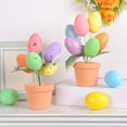 thumbnail image 3 of Mdesiwst Easter Egg Bonsai Colorful Simulated Easter Egg Potted Plant DIY Foam Bunny Eggs for Home Party Decoration, 3 of 5