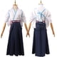 thumbnail image 3 of Disfraz de Cosplay de Genshin Impact para mujer adulta, Kimono de Anime para fiesta de Halloween, falda superior, traje de peluca, Kamisato Ayaka, 3 of 4