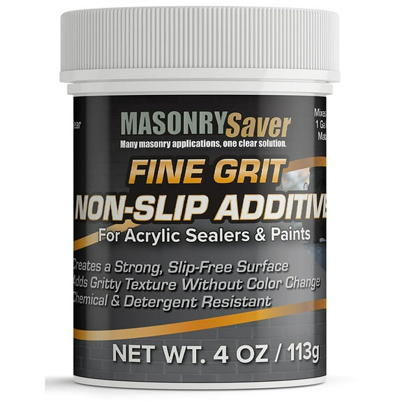MasonrySaver Fine Grit Non Slip Additive 4oz