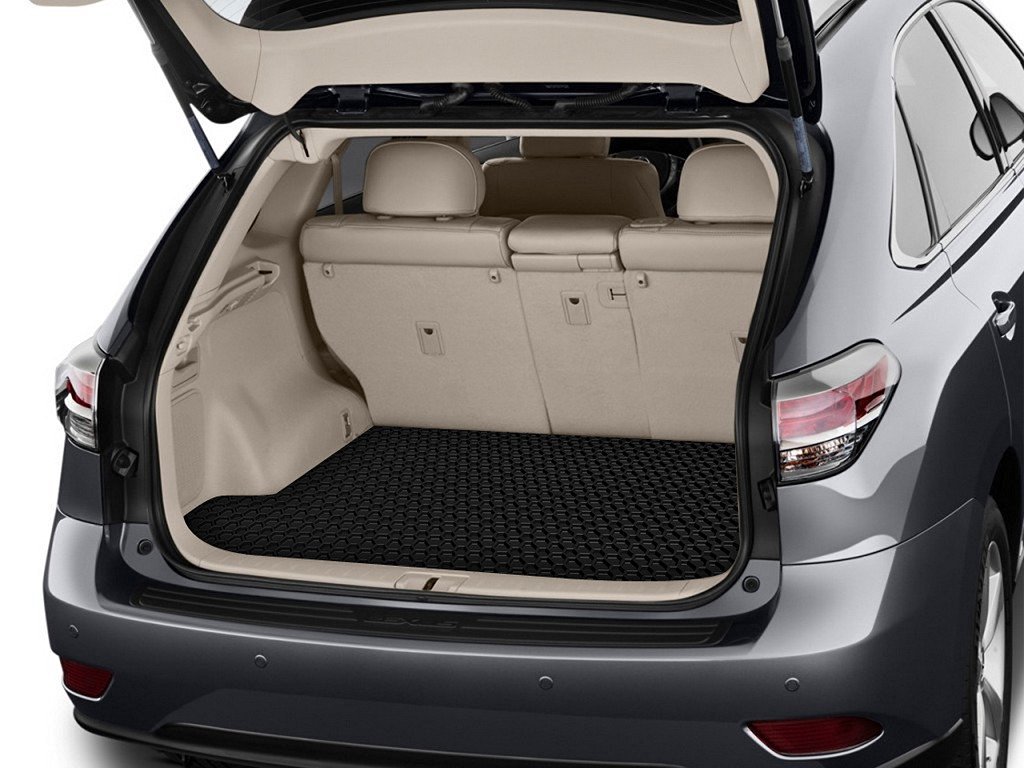 ToughPRO - Trunk Mat Compatible with INFINITI Q50 - All Weather Heavy Duty (Made in USA) - Black Rubber - 2014 - image 2 of 3