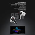 thumbnail image 6 of Wireless Earbuds 75hrs Bluetooth 5.3 Headphone Sport, 2025 Bluetooth Earbuds Stereo Deep Bass Over Ear Bud with Earhooks, ENC Noise Cancelling Mic, IPX7 Waterproof Earphone - White, 6 of 9