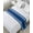 Blue White, variant on Bed Runner for Twin Size, Beige Striped Decorative Scarf Throws for Foot of Bed, Farmhouse Luxurious White Stripes Modern Abstract Art Luxury Bedding Protector Slipcover Bedrunners, 71 x 20 Inch