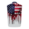 thumbnail image 4 of LWITHSZG Sleeveless Patriotic Shirts for Men American Flag ​Printed Button Down Shirt Graphic Tank Top Summer 4th of July Outfits S-3XL, 4 of 5