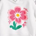 thumbnail image 6 of Qingpeng Girls Floral Print Hoodie Long Sleeve Pullover Casual Hooded Sweatshirt for Fall Season, 6 of 7