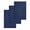 Blue, variant on Orange Morocco Kitchen Dish Towels for Drying Dishes Set of 2, Geometric Leaf Diamond Lattice Abstract Waffle Weave Microfiber Hand Tea Bathroom Towels Quick Dry & Absorbent Towel 12x12