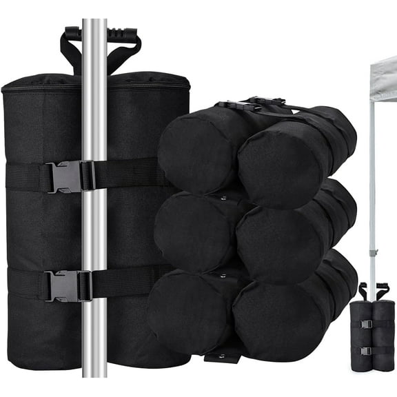 240 lbs Canopy Weights Sand Bags Set of 4,1680D Heavy Duty Plus Size Canopy Weight Bags Pop up Canopy Tent, Instant Outdoor Sun Shelter, Patio Umbrella