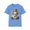 Carolina Blue, variant on Clown Shirt, T Shirt with Clown, Funny Man Shirt, Tee Shirt with Funny Man, Circus Shirt, Shirt with Circus, Scary Man Shirt, Shirt with Scary Man