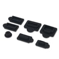 thumbnail image 3 of Methold 7 piezas Consola de juegos Puerto de alimentación Tapones antipolvo Cubiertas Tapas Equipo de jugador Videojuegos y accesorios Negro, 3 of 6