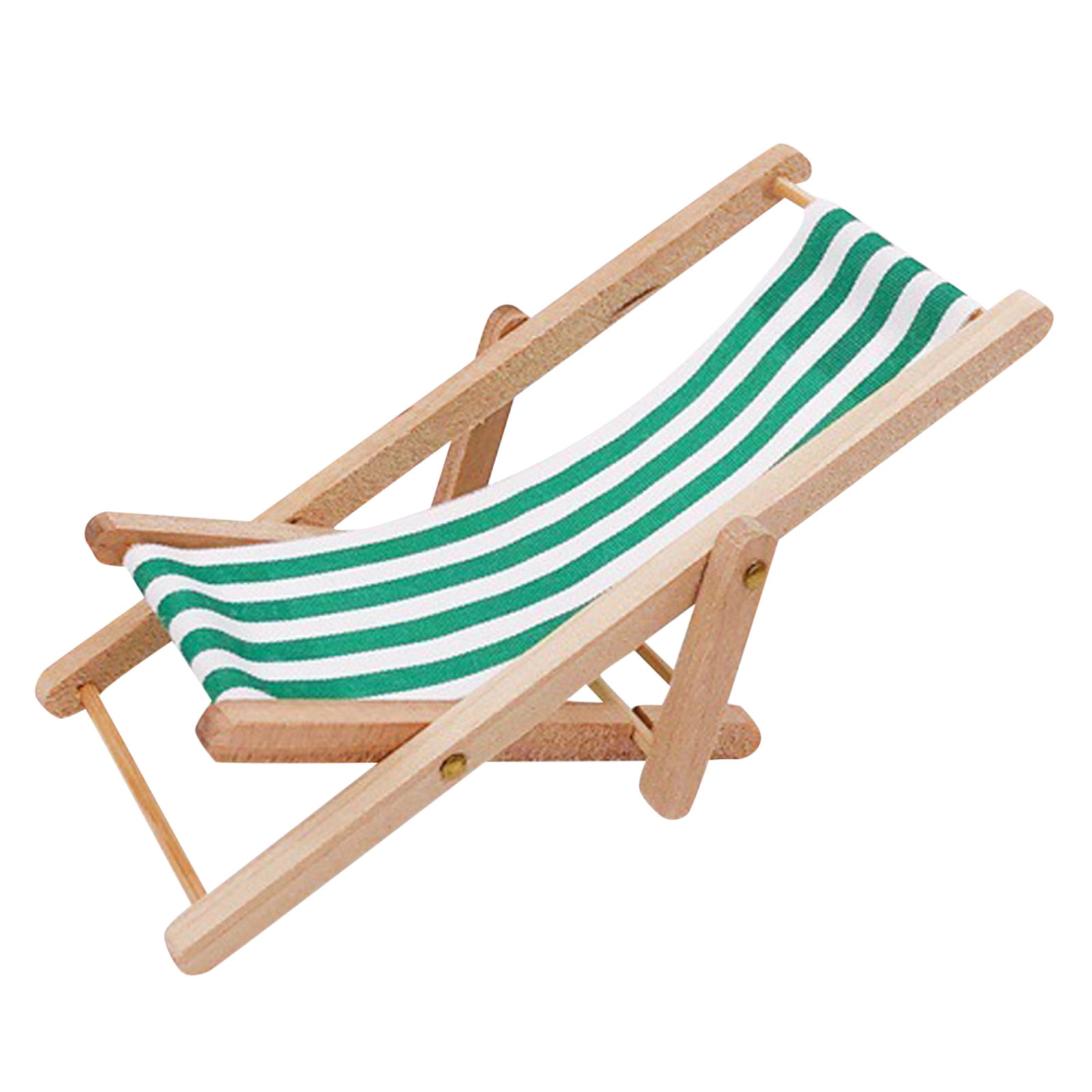 Fun Toys for Kids 112 Mini Wooden Beach Chair Longue Deck Chair For