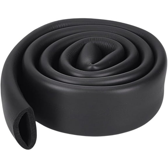 Foam Tubing for DIY Handle Grip Support Rubber Handlebar Cover Grip 1.3 Inch OD 1 Inch ID 43.3 Inch Long Comfor DIYtable Non-Slip Handle Grips for DIY Fitness Equipment Bicycle Black