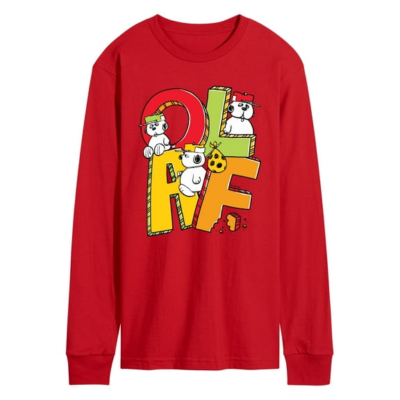 Peanuts - Olaf Editorial - Men's Long Sleeve Graphic T-Shirt