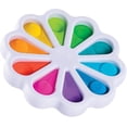 thumbnail image 1 of Fidget Dimple Toy Stress Relief Anti-Anxiety Autism Hand Toy for Kids Aduts, Easy to Use and Carry, Soft Silicone Colorful Decompression Toy, Sensory Fidget Dimple Simple Push Pop Bubble Toy (#I), 1 of 8