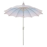 LAUSAINT HOME 9FT Patio Umbrella, 360° Rotation Design, Gradient Blue