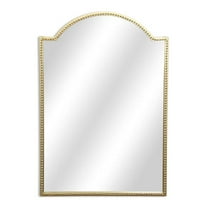 Cheungs 6098GD Nuvelle Arch Top Gold Metal Framed Wall Mirror