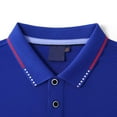 thumbnail image 6 of Afdoent Men's Polo Shirt Male Summer Fashion Silk V Neck Shirt Short Sleeve Male Casual Polo Shirts Classic Comfortable, 6 of 9