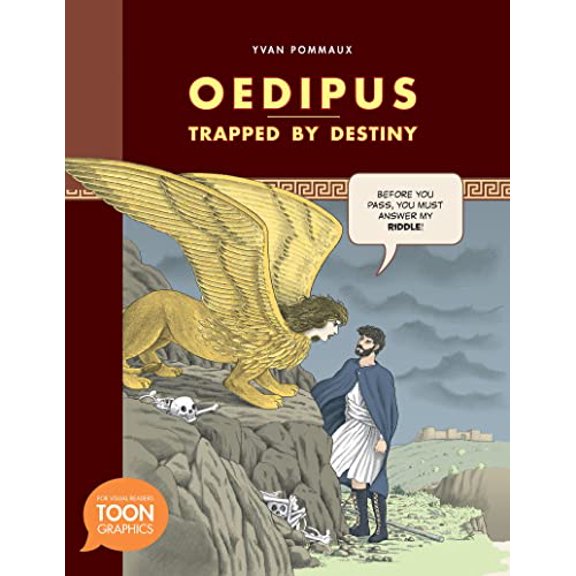 Oedipus: Trapped by Destiny: A TOON Graphic (TOON Graphic Mythology) Paperback - USED - VERY GOOD Condition