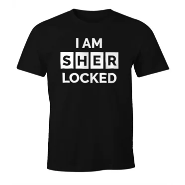 Hot Trending T-Shirt With I Am I'M Sherlocked T Design Preview Only