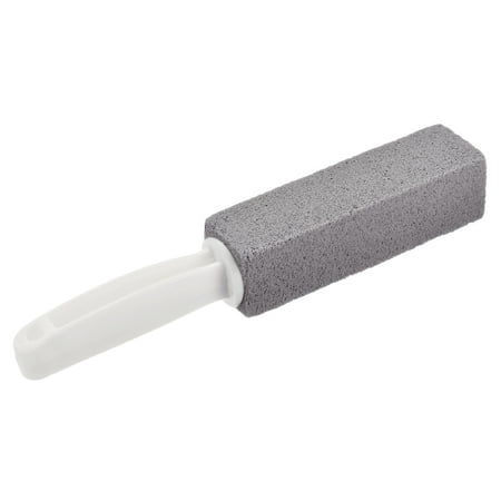 Uxcell 5.3 x 1.5 x 1.5 Inch Pumice Stones with 3.9 Inch Handle Gray