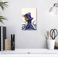 thumbnail image 3 of Elephant Stock Octopus Nautical Hat Wall Art - Vertical Canvas Wall Art - Living Room Wall Decor - Animal Canvas - Blue And Beige Decor By Fab Funky - 8" x 12", 3 of 8