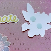 Permanent Glue Dots, Blue, Pack Of 60