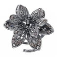 thumbnail image 4 of Milaget Pince à Cheveux Fleur en Strass Grande Accessoires pour Cheveux pour Femmes Gris, 4 of 7