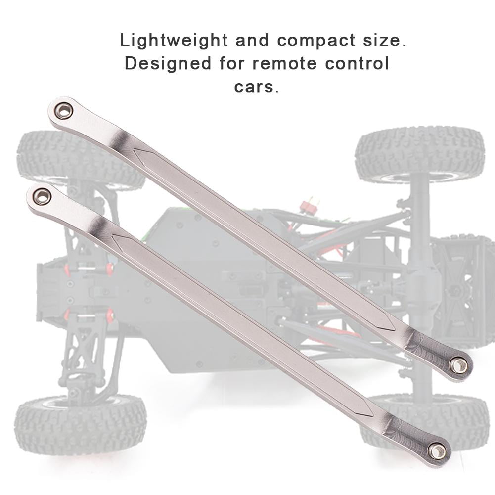 For VRX RH1043/1045Racing Desert Truggy RC Car Rear Lower Swing Arm Lever Silver 