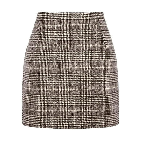 

ZHAGHMIN Womens Wrap Skirts For Summer Women Elegant Lettuce Trim Solid High Waisted Pencil Midi Skirt Leather Pleated Skirts For Women Metallic Pencil Skirt Disposable Table Skirts Preppy Skirt Poo