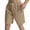 Khaki, variant on Ediodpoh Men's Spring and Summer Fashion Solid Color Shorts for Men Comfortable Casual Pants Mens Shorts Khaki XXXL