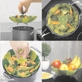 thumbnail image 5 of ZHAOCHENG Cestas de vapor retráctiles de plástico plano plegables para frutas y verduras, 5 of 5