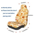 thumbnail image 3 of Fotbe Various Bread Funda para Asiento de Auto con Estampado – Impermeable y Antisudor – Ajuste Universal, Lavable a Máquina, Antideslizante (1 Pieza), 3 of 5