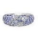 thumbnail image 4 of 1.48 Carat Genuine Tanzanite .925 Sterling Silver Ring QJ Model, 4 of 4