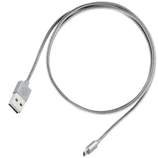 Câble USB-A vers Micro-B Réversible - Charbon
