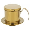 thumbnail image 1 of Coffee Drip Filter, Coffee Maker Pot Eco-friendly Coffee Drip Pot, Resist Stains For Kitchen Home Gloss Gold, 1 of 8
