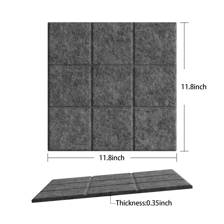 VANCORE Cork Board Felt Tiles, 11.8